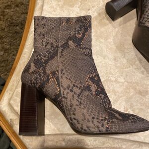 Free people snake print boots